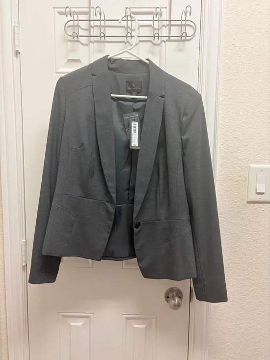 Worthington Charcoal Gray Women's Tailored Blazer - Picture 1 of 2